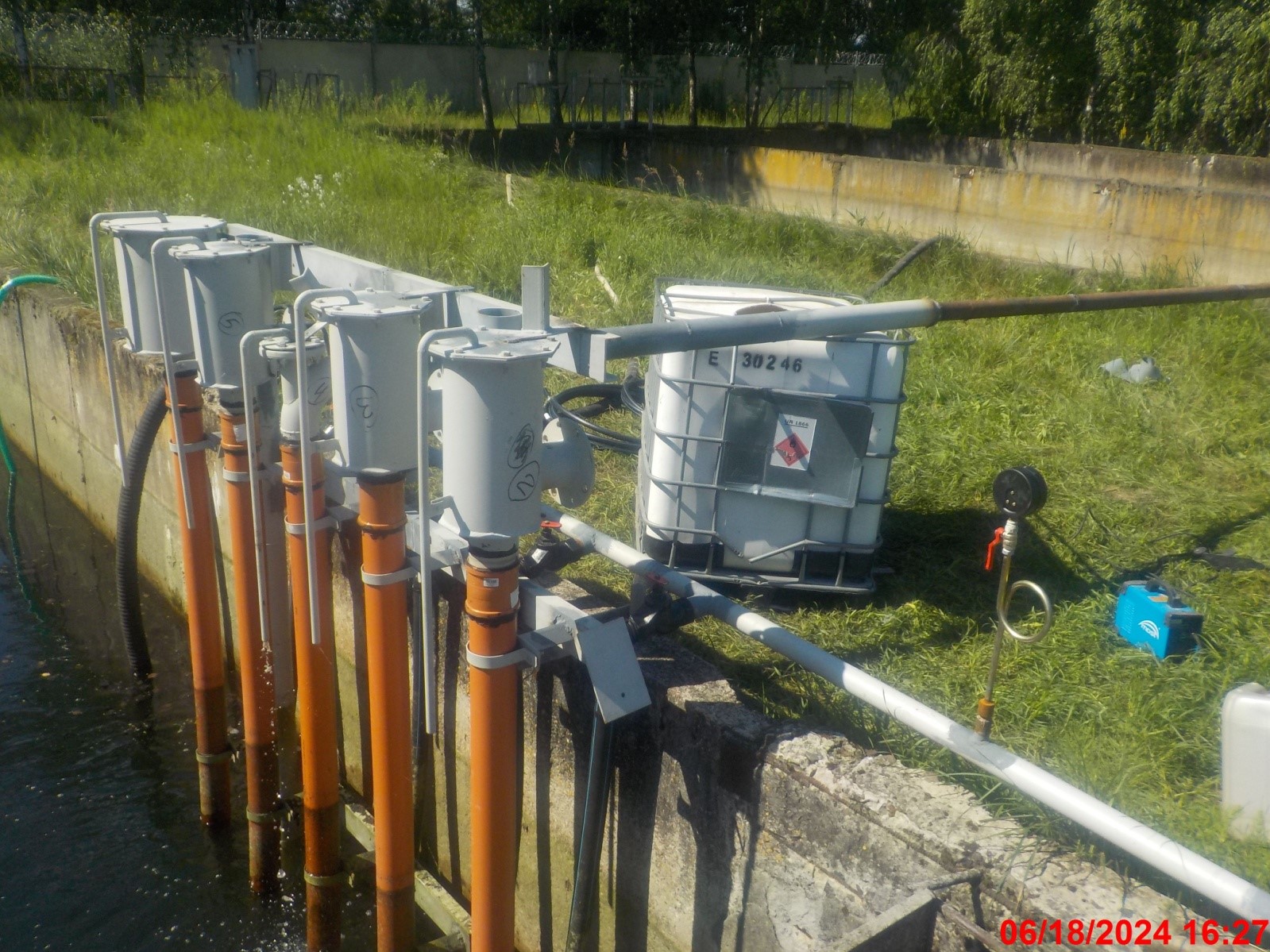 Испытания эрлифтов на КОС в г. Гомеле