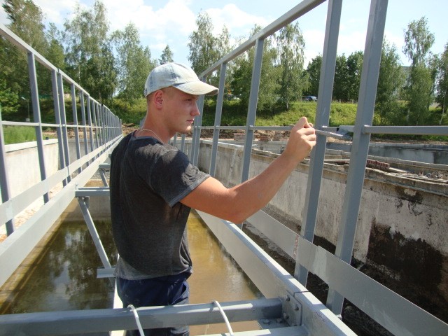 Демонтаж опалубки илоуплотнителя и ВО в г. Витебске