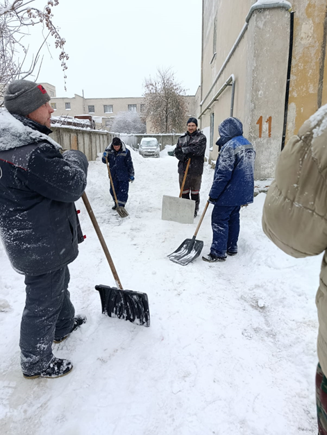 Отчет по уборке снега